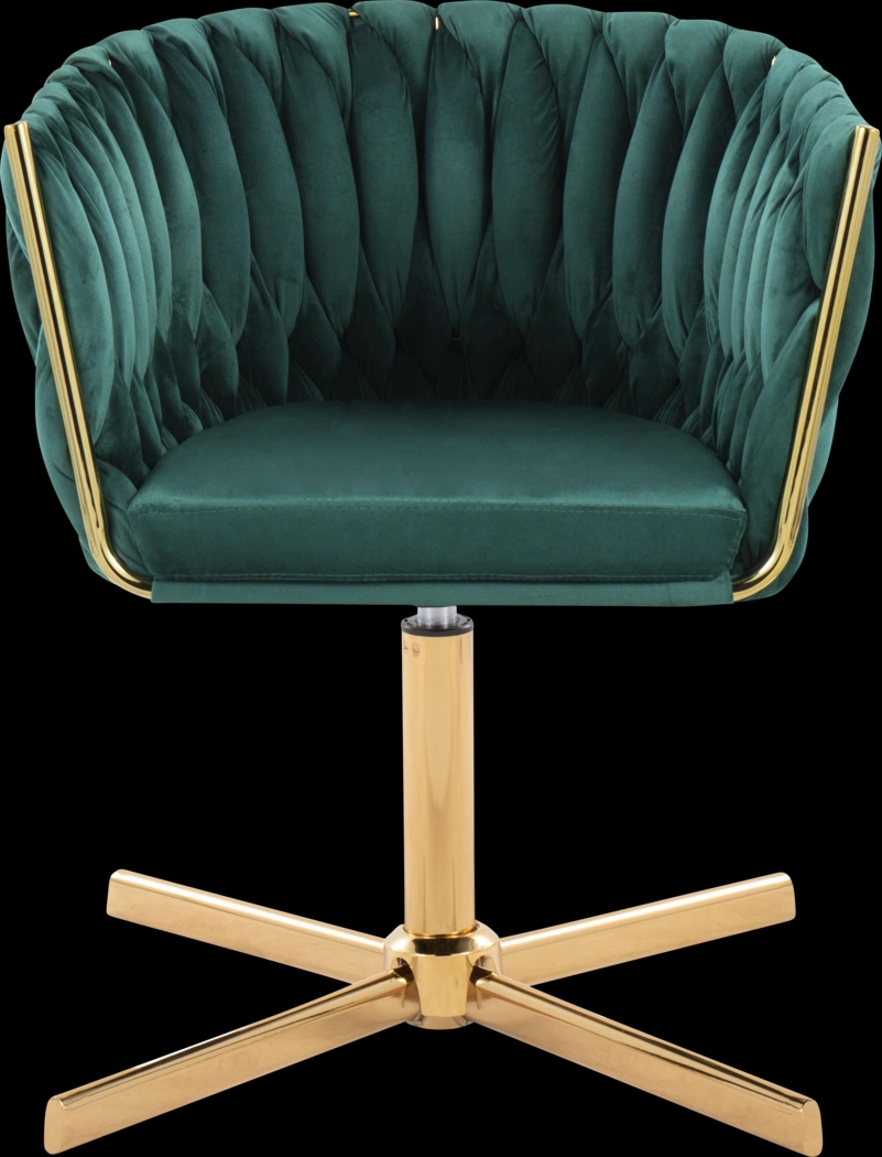 Sutcliff Green Swivel Accent Chair - Thumbnail - Image 6
