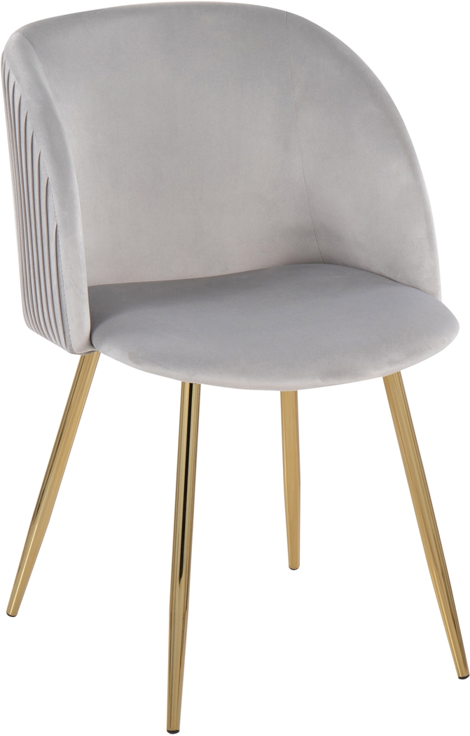 Sutlive I Silver Dining Chair Set of 2 - Thumbnail - Image 2