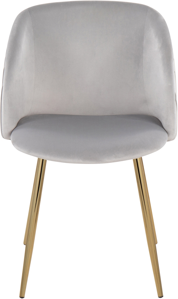 Sutlive I Silver Dining Chair Set of 2 - Thumbnail - Image 5