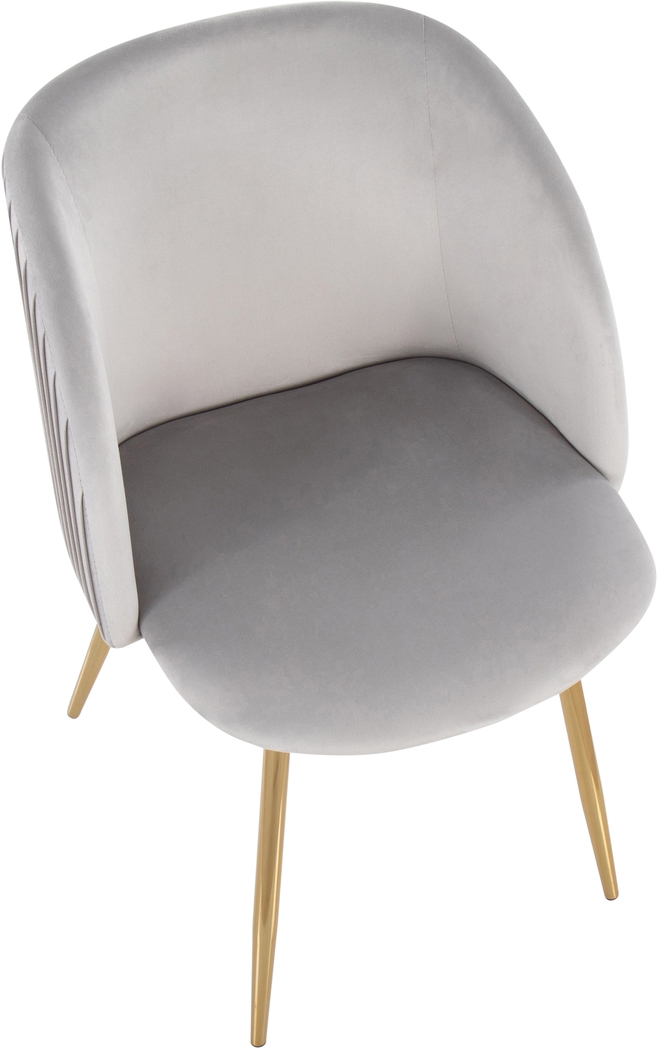 Sutlive I Silver Dining Chair Set of 2 - Thumbnail - Image 6