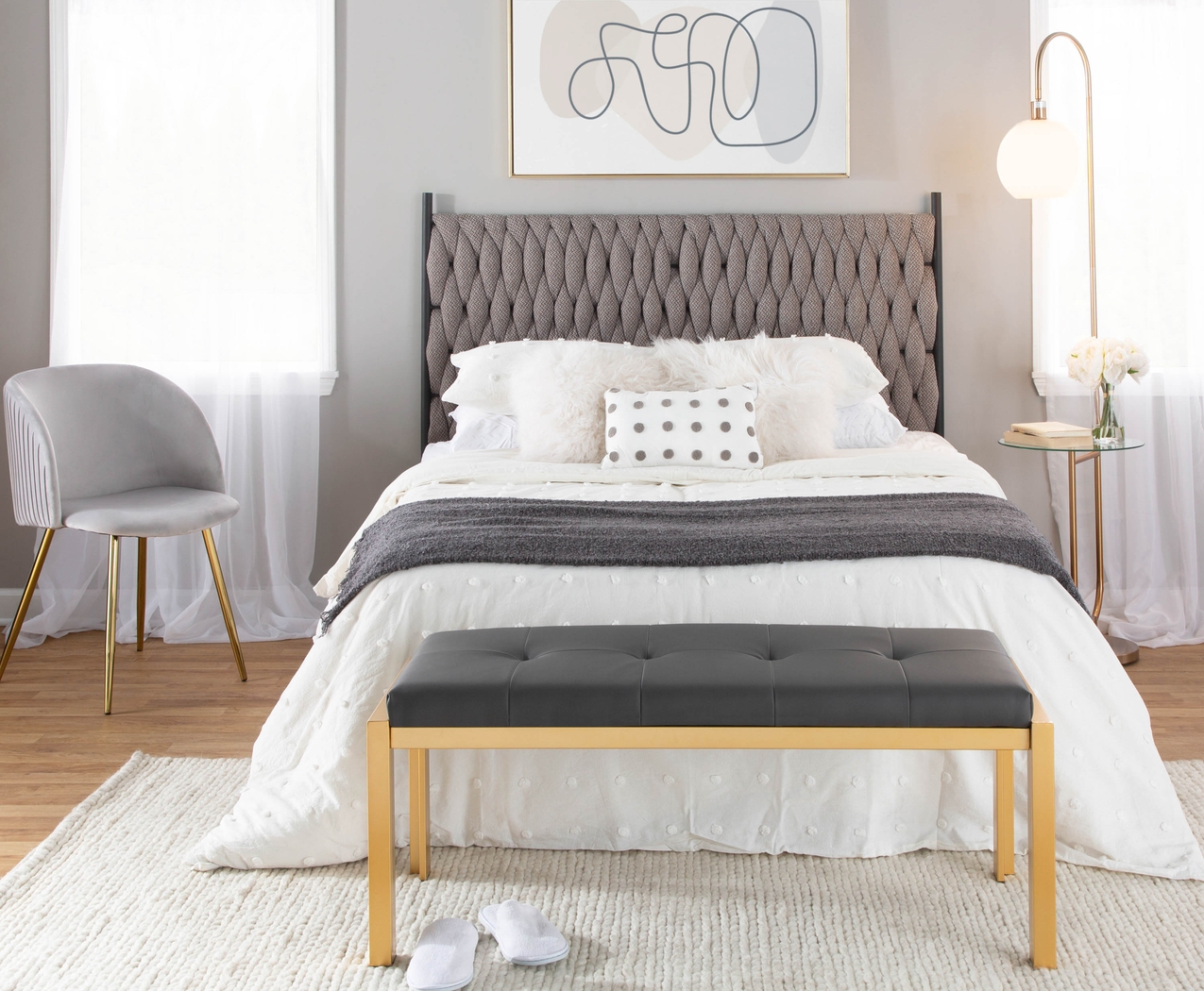 Sutlive I Silver Dining Chair Set of 2 - Thumbnail - Image 7