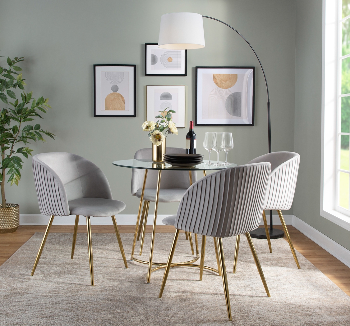 Sutlive I Silver Dining Chair Set of 2 - Thumbnail - Image 9