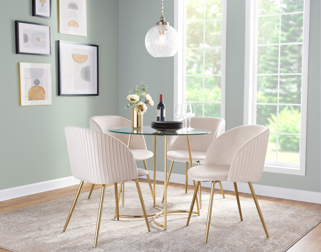 Sutlive I White Dining Chair Set of 2 - Thumbnail - Image 9