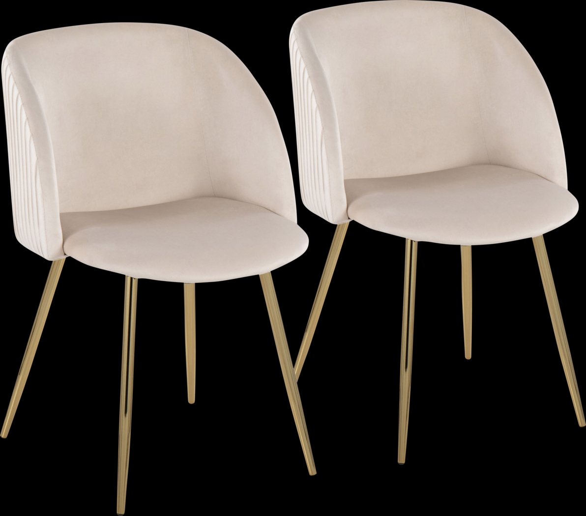 Sutlive I White Dining Chair Set of 2 - Thumbnail - Image 1