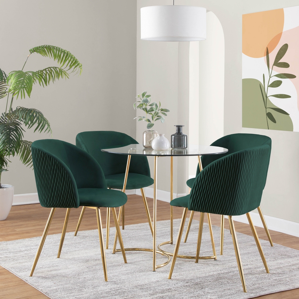 Sutlive II Emerald Green Dining Chair Set of 2 - Thumbnail - Image 9
