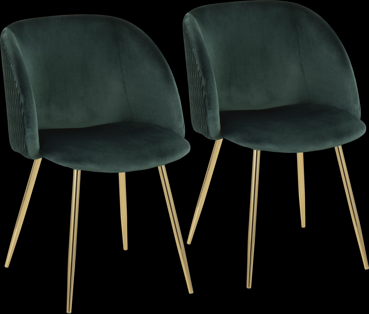 Sutlive II Emerald Green Dining Chair Set of 2 - Thumbnail - Image 1