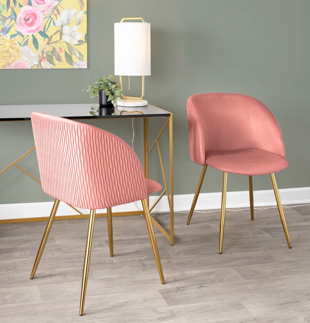 Sutlive II Pink Dining Chair Set of 2 - Thumbnail - Image 9