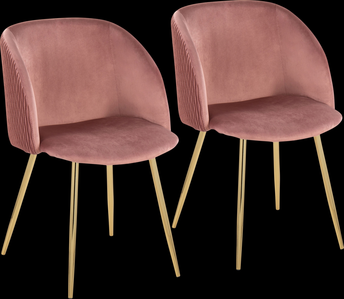 Sutlive II Pink Dining Chair Set of 2 - Thumbnail - Image 1