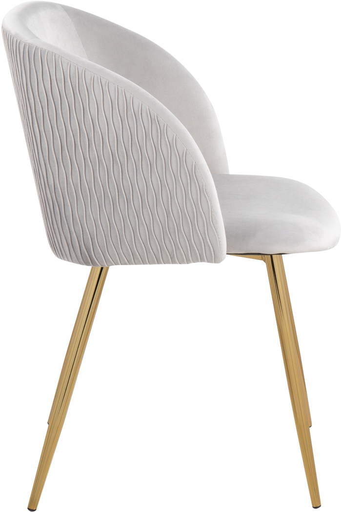 Sutlive II Silver Dining Chair Set of 2 - Thumbnail - Image 2