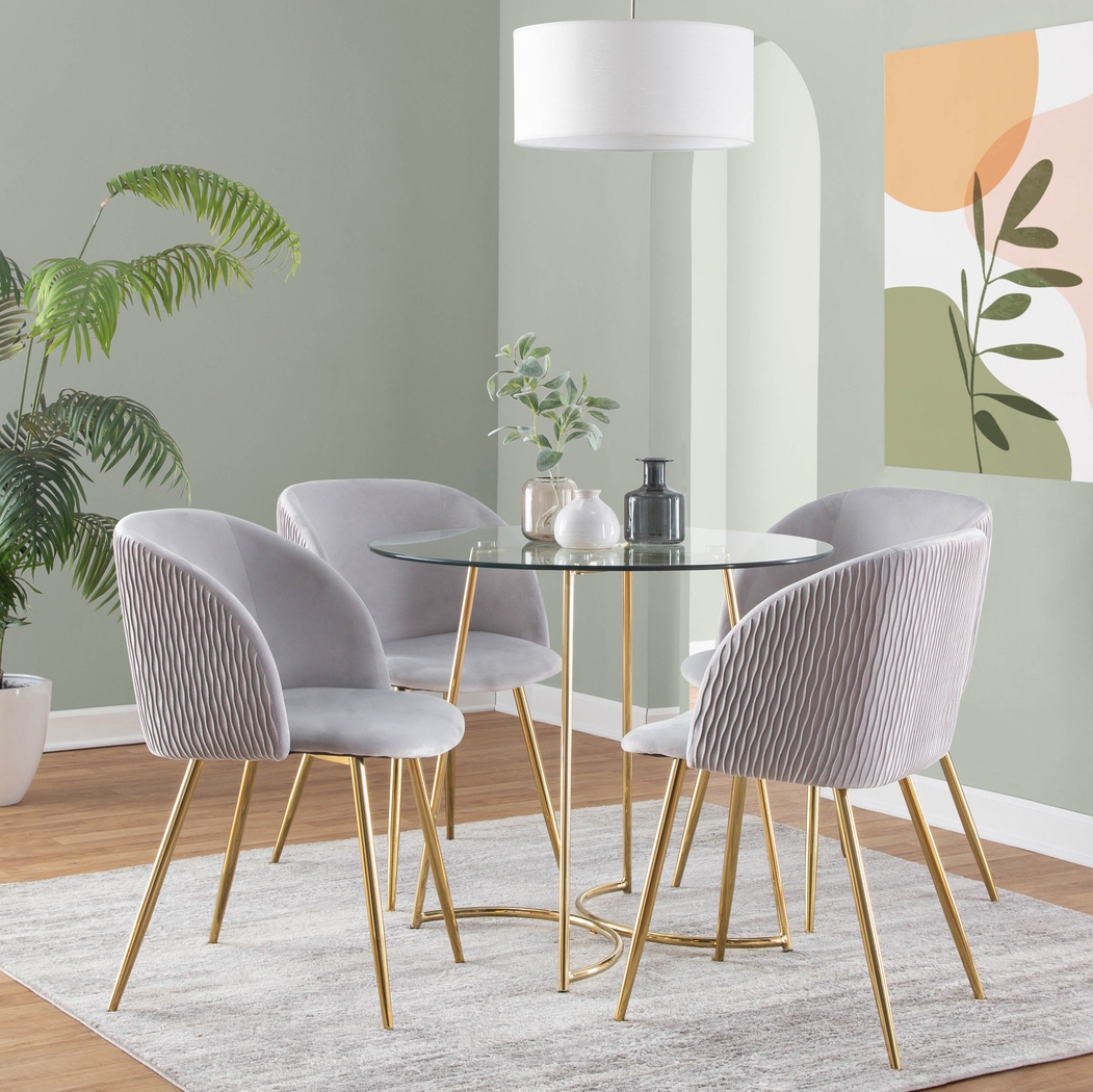 Sutlive II Silver Dining Chair Set of 2 - Thumbnail - Image 7