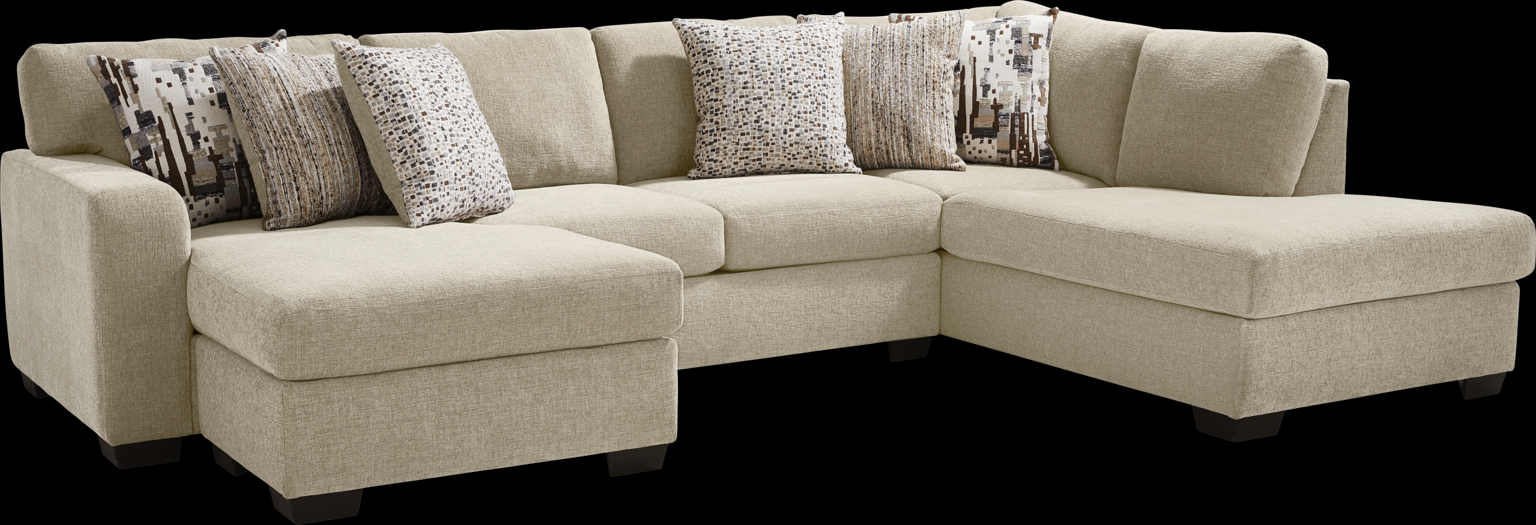 Sutterfield Beige 2 Pc Sectional - Thumbnail - Image 1