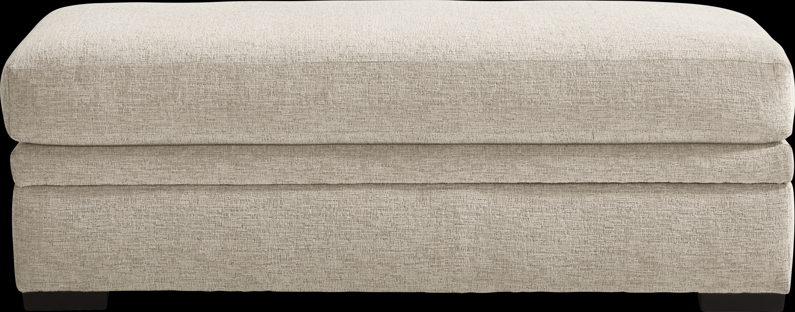 Sutterfield Beige Storage Ottoman - Thumbnail - Image 2
