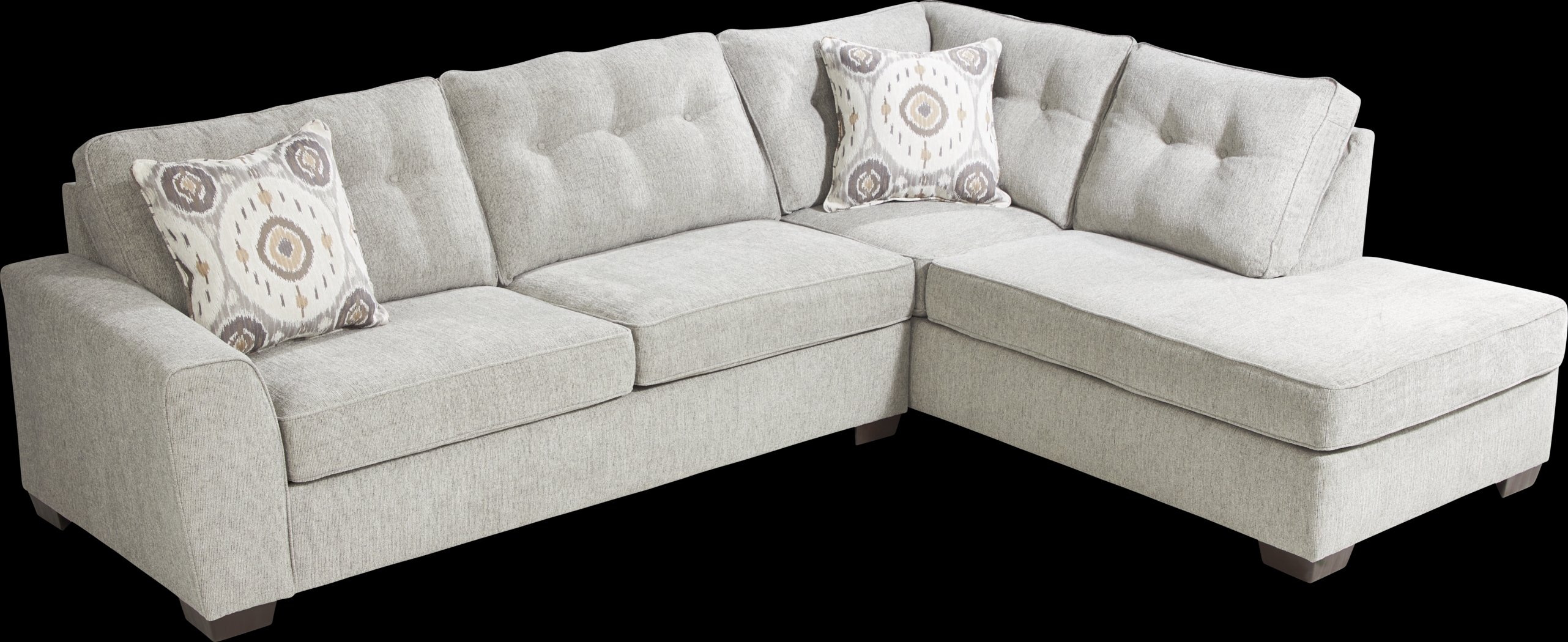 Sutton Lane Gray 5 Pc Sectional Living Room - Thumbnail - Image 5