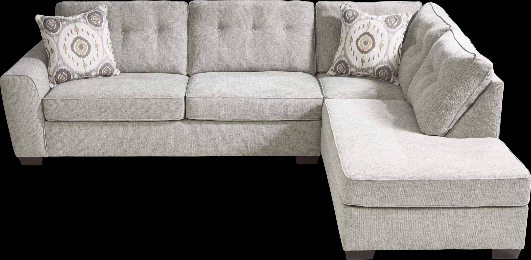 Sutton Lane Gray 5 Pc Sectional Living Room - Thumbnail - Image 6