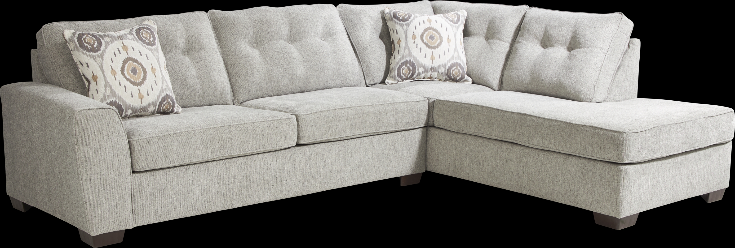 Sutton Lane Gray 5 Pc Sectional Living Room - Thumbnail - Image 3