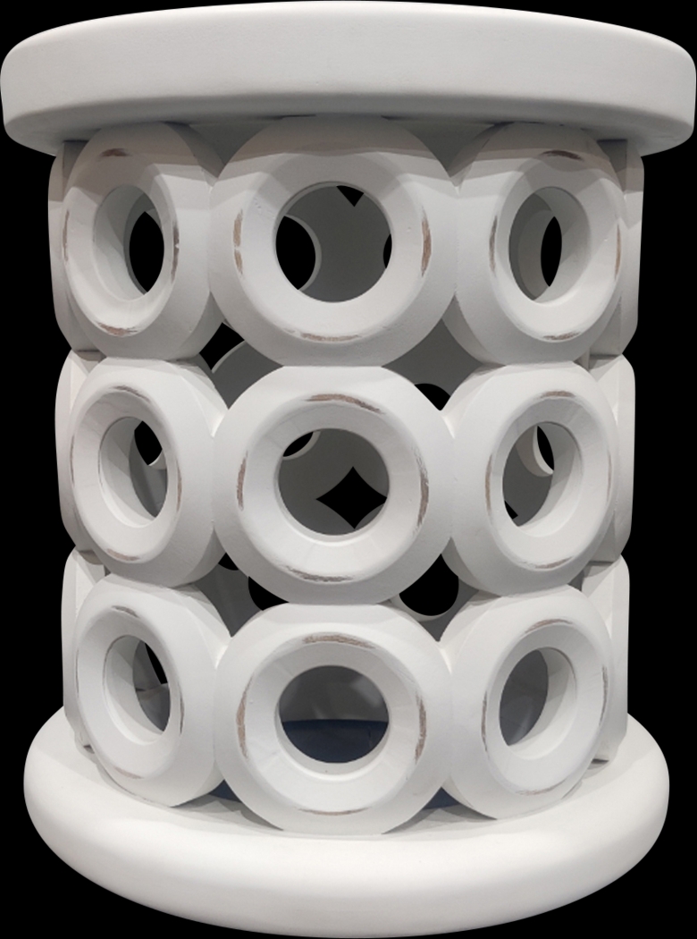 Suzlu White Accent Table - Thumbnail - Image 3