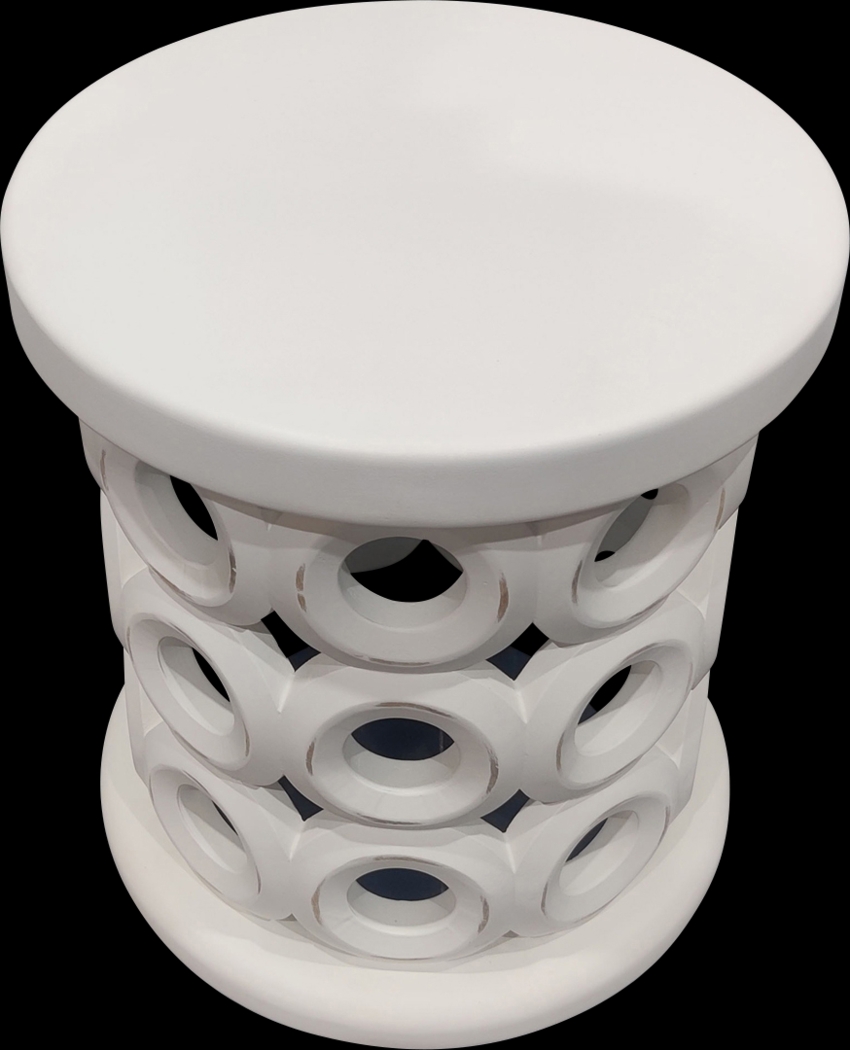 Suzlu White Accent Table - Thumbnail - Image 4