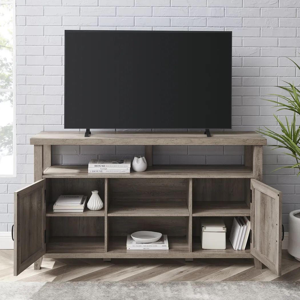 Swafford Gray 58 in. Console - Thumbnail - Image 4