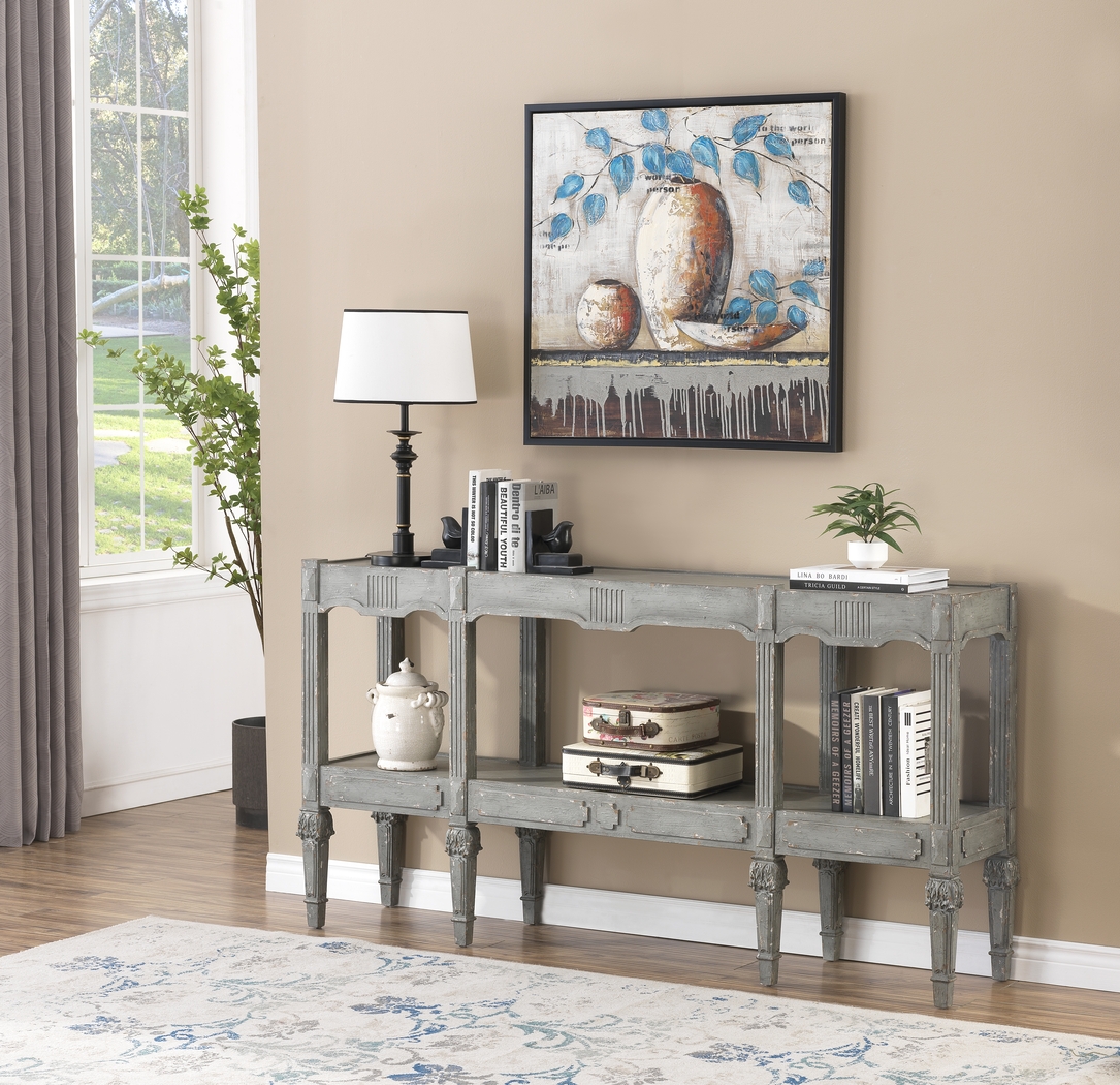 Swallowfield Gray Sofa Table - Thumbnail - Image 5