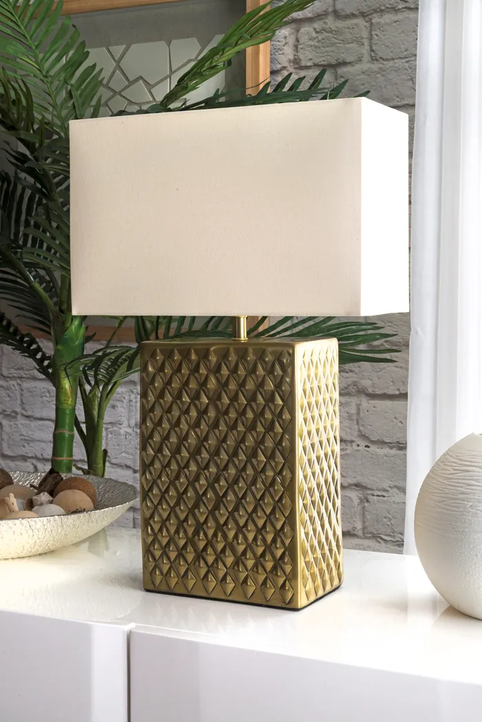 Swaner Gold Lamp - Thumbnail - Image 2