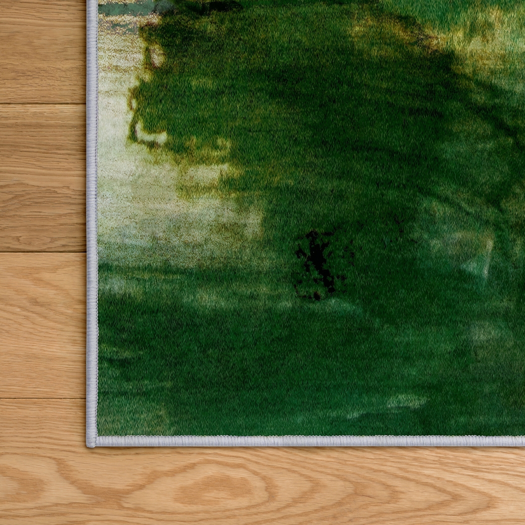 Swanriver Green 7'7 x 10'5 Rug - Thumbnail - Image 4