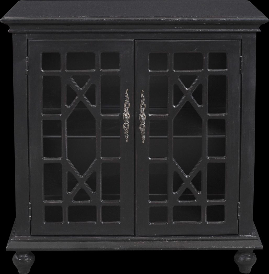 Swansboro Black Accent Cabinet - Thumbnail - Image 1