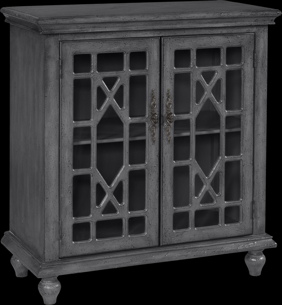 Swansboro II Gray Accent Cabinet - Thumbnail - Image 1