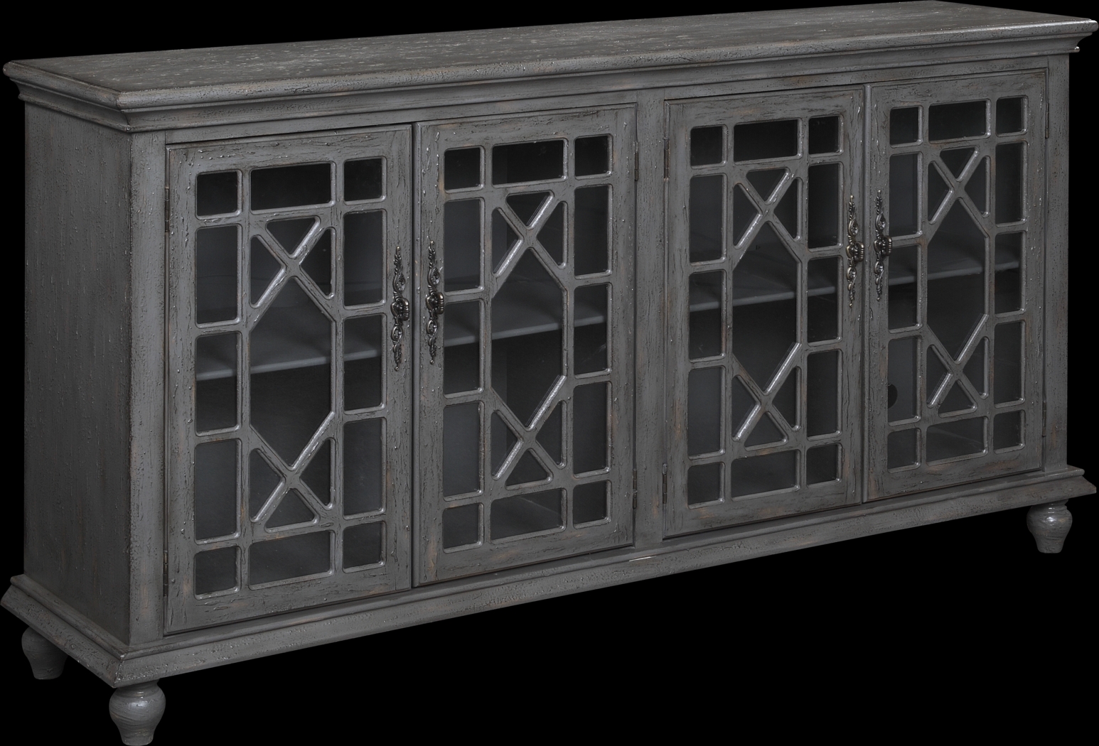 Swansboro II Gray Accent Console - Thumbnail - Image 1