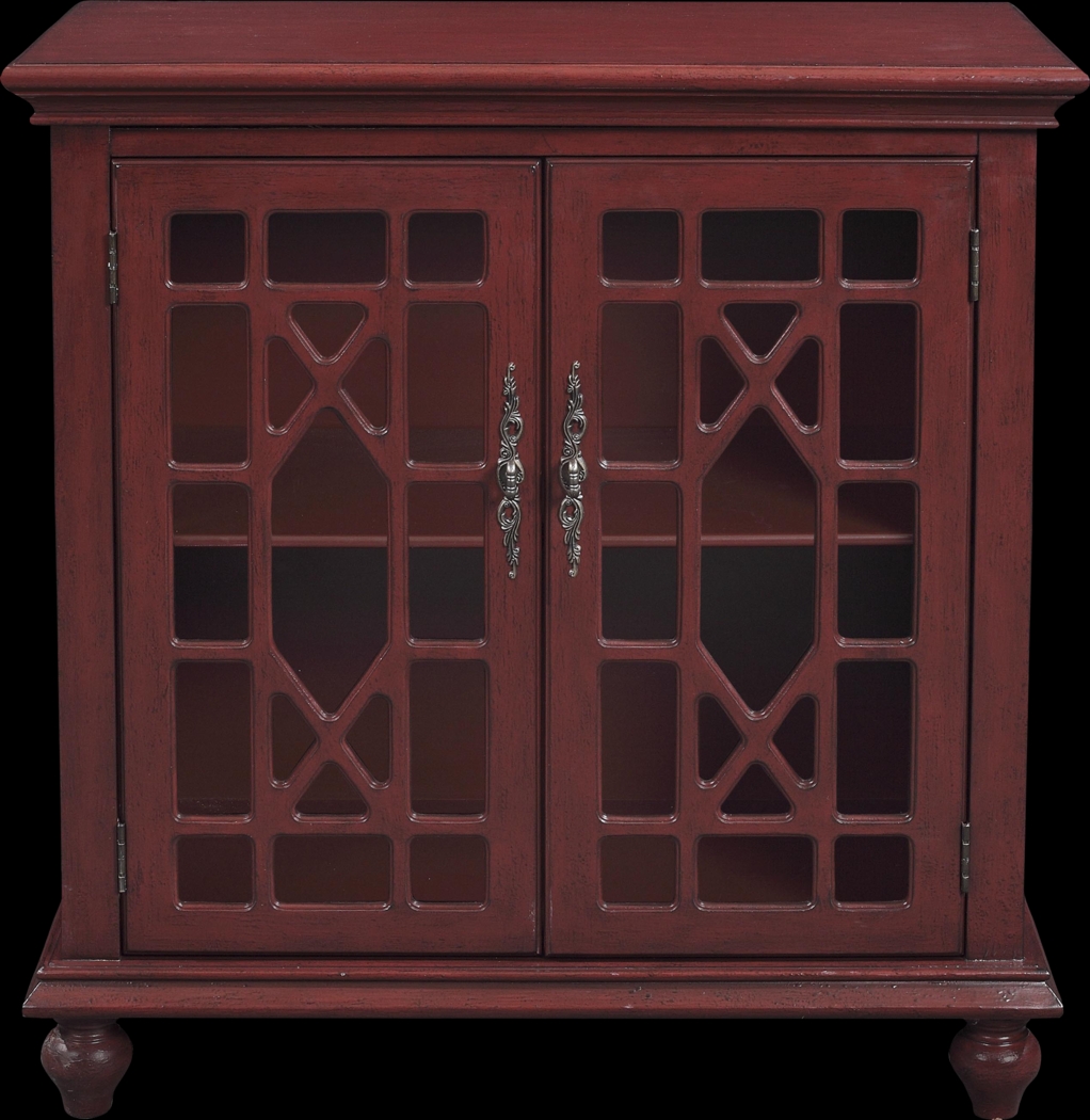 Swansboro II Red Accent Cabinet - Thumbnail - Image 1