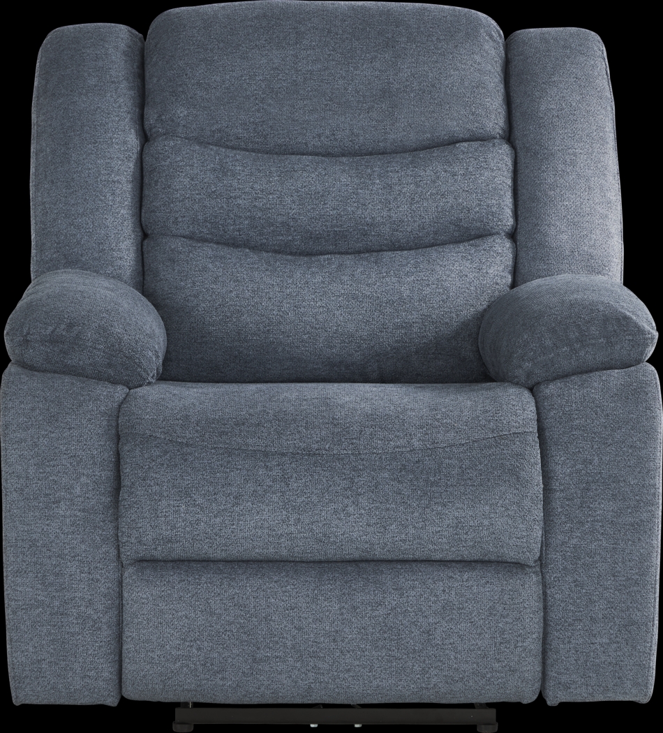 Swansea Blue Power Recliner - Thumbnail - Image 2