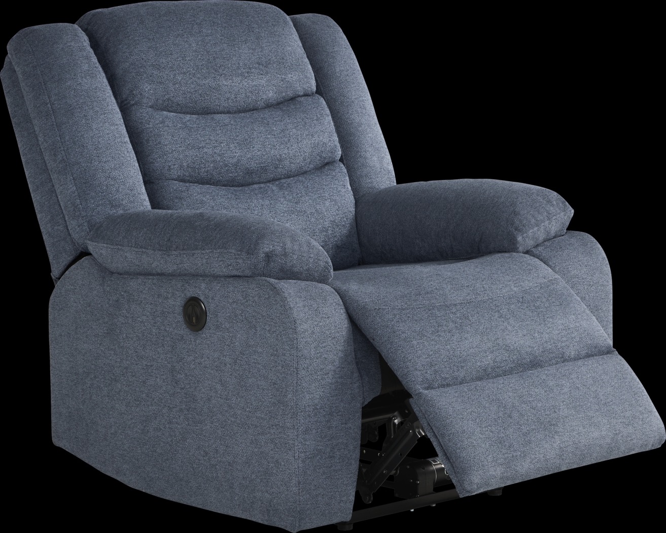 Swansea Blue Power Recliner - Thumbnail - Image 1