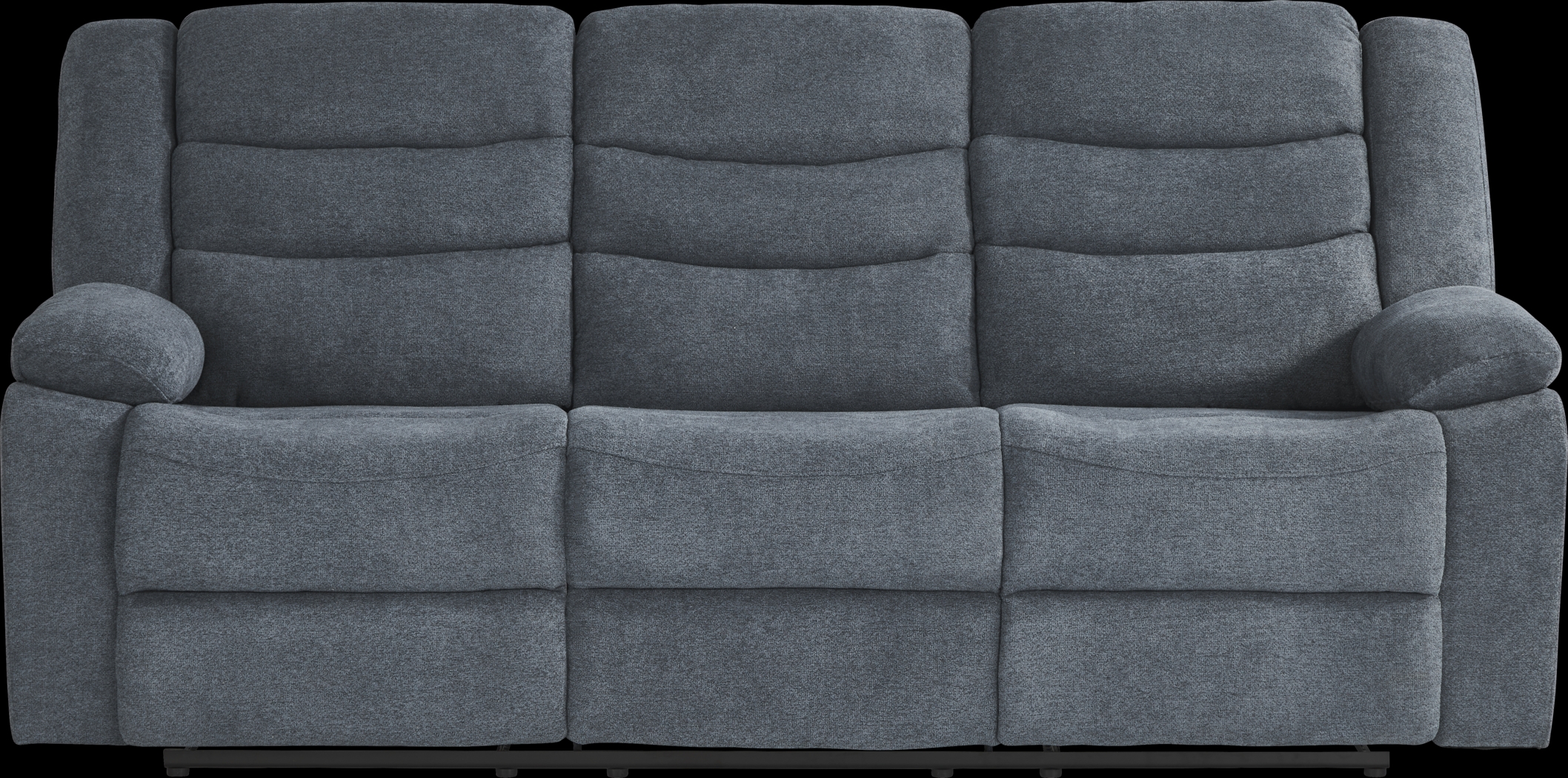 Swansea Blue 2 Pc Reclining Living Room - Thumbnail - Image 3