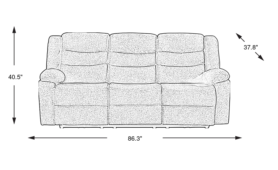 Dimension Image. Please refer to the Dimension Tab on this page for dimension details.