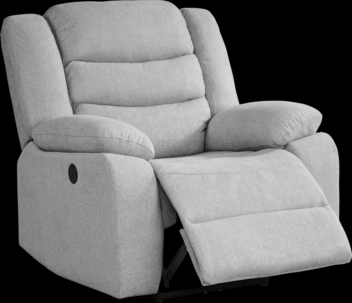 Swansea Gray Power Recliner - Thumbnail - Image 2