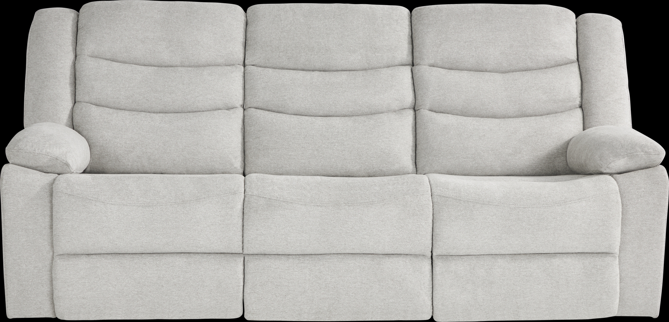 Swansea Gray Reclining Sofa - Thumbnail - Image 3