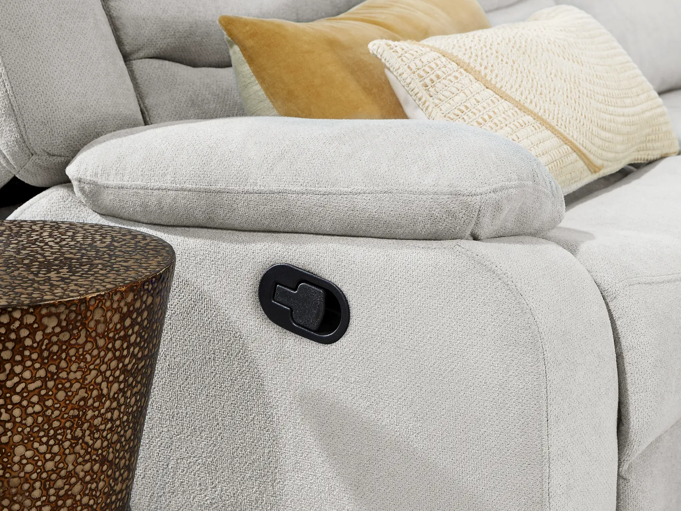 Swansea Gray 2 Pc Reclining Living Room - Thumbnail - Image 6