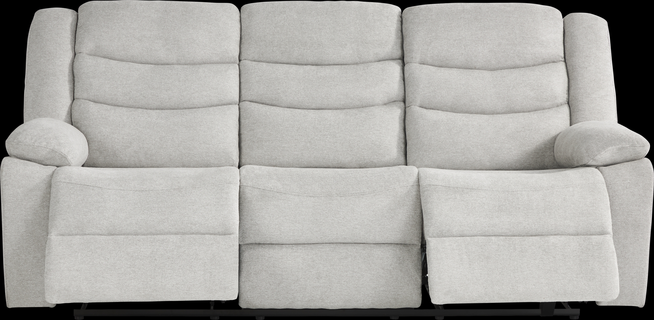 Swansea Gray Reclining Sofa - Thumbnail - Image 1