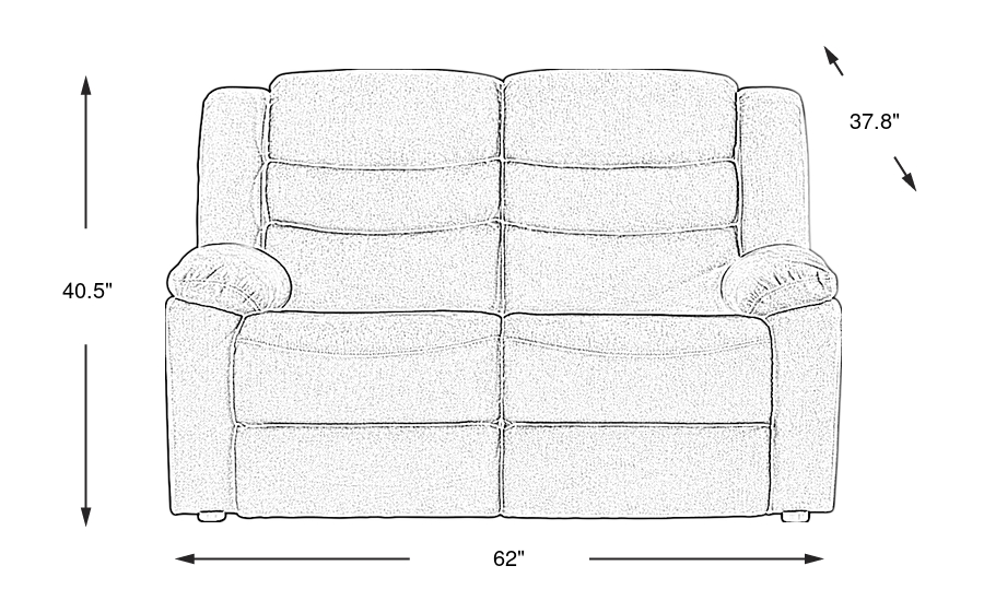 Dimension Image. Please refer to the Dimension Tab on this page for dimension details.