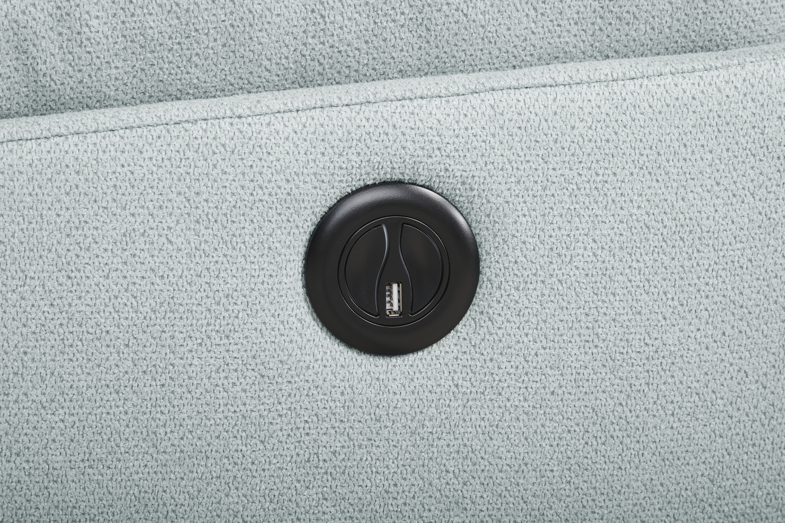 Swansea Mint 8 Pc Living Room with Reclining Sofa - Thumbnail - Image 9