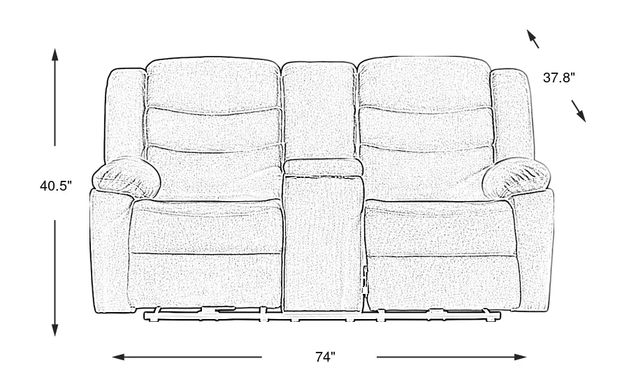 Dimension Image. Please refer to the Dimension Tab on this page for dimension details.