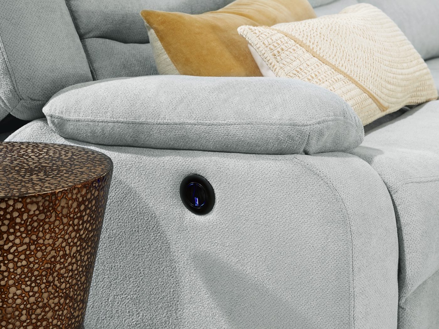 Swansea Mint 7 Pc Power Reclining Living Room - Thumbnail - Image 6