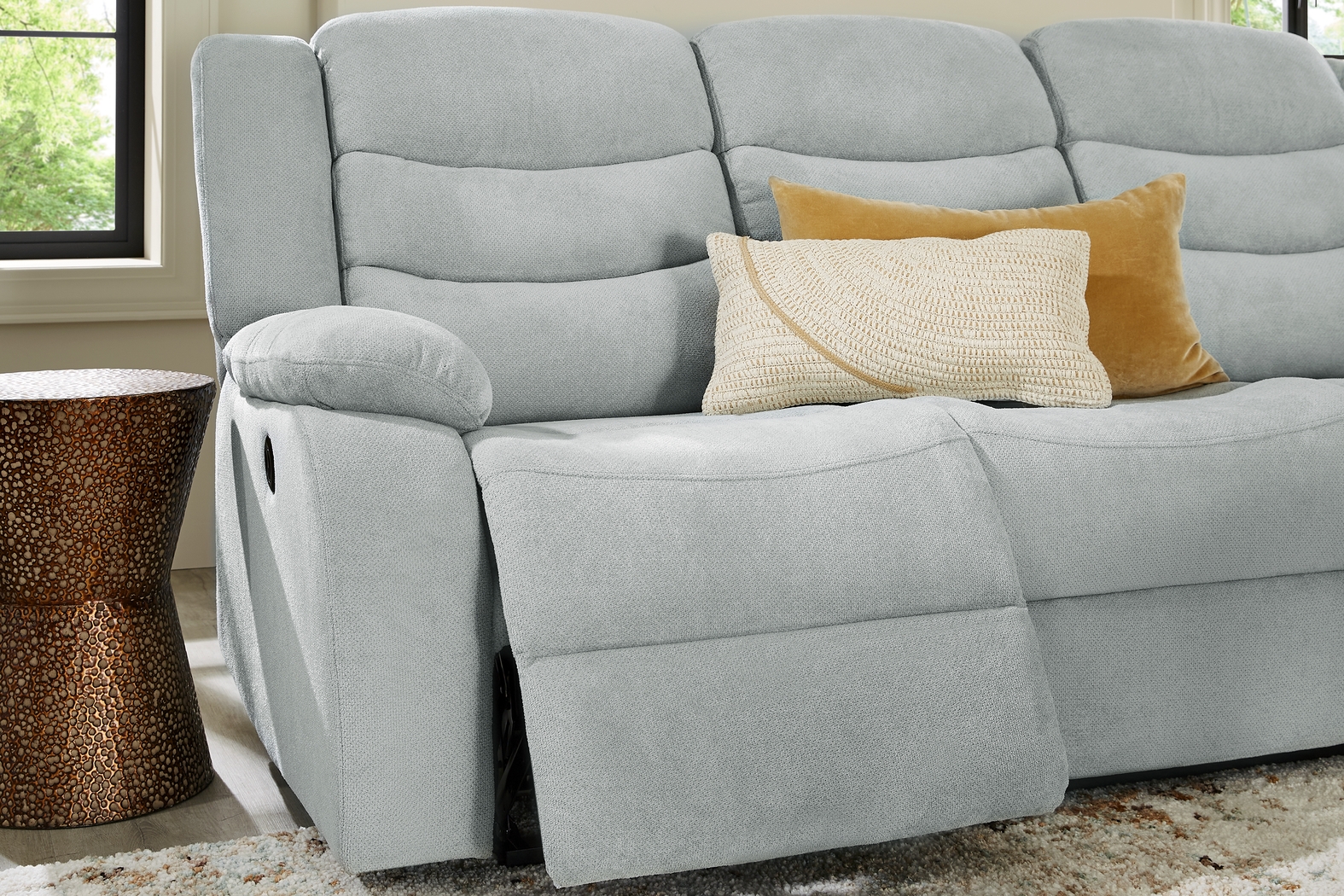 Swansea Mint 7 Pc Power Reclining Living Room - Thumbnail - Image 7