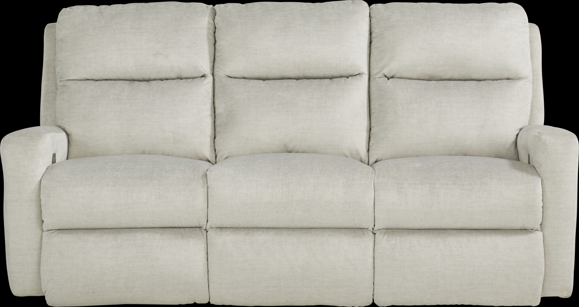 Swansen Gray 3 Pc Dual Power Reclining Living Room - Thumbnail - Image 2