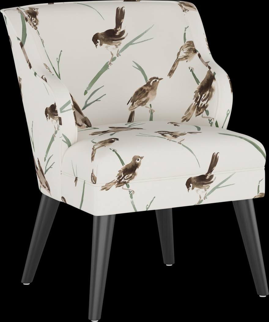 Sweet Comfort Cream Accent Chair - Thumbnail - Image 1