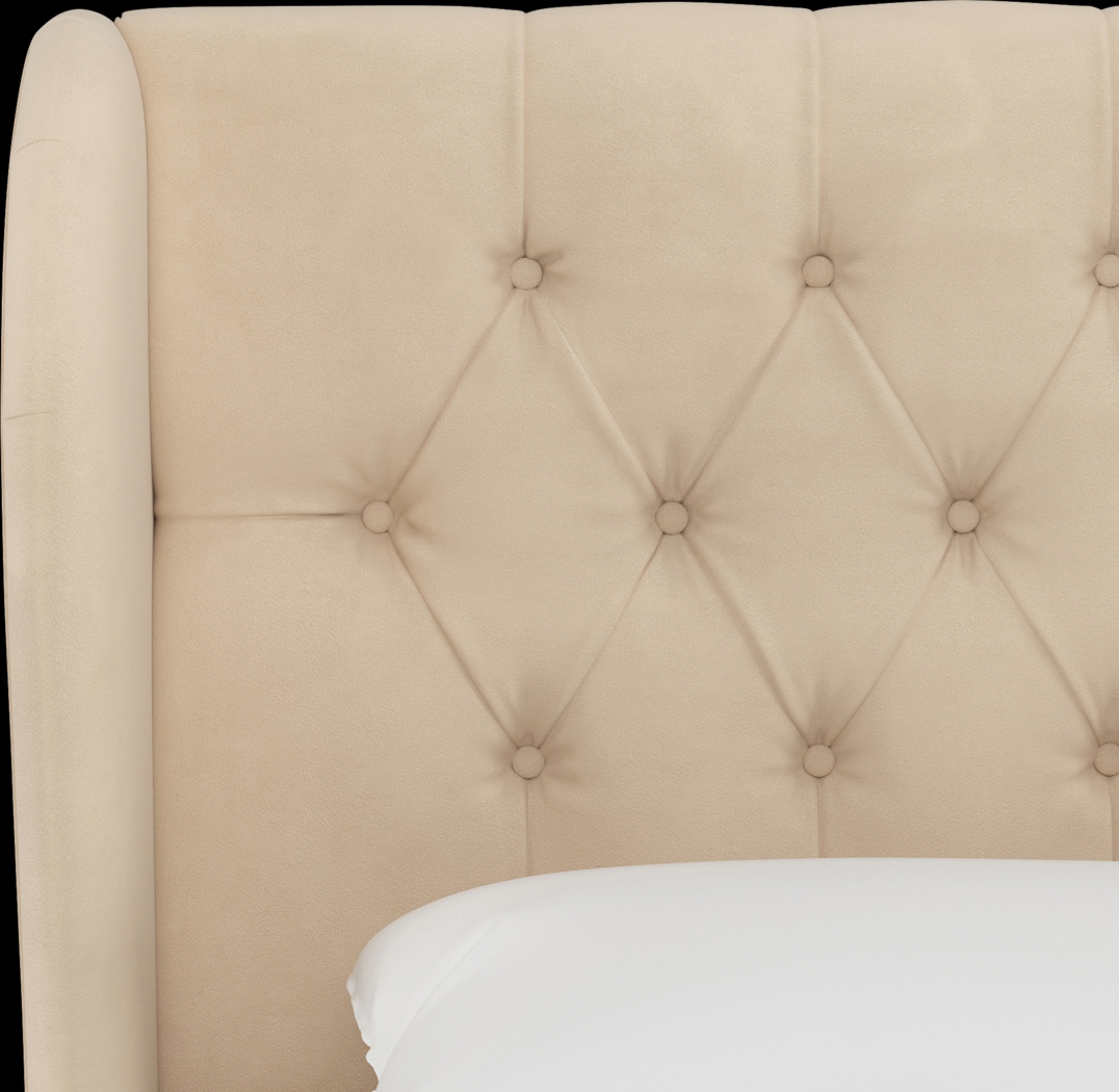 Kids Sweet Comfort Linen Full Upholstered Bed - Thumbnail - Image 4