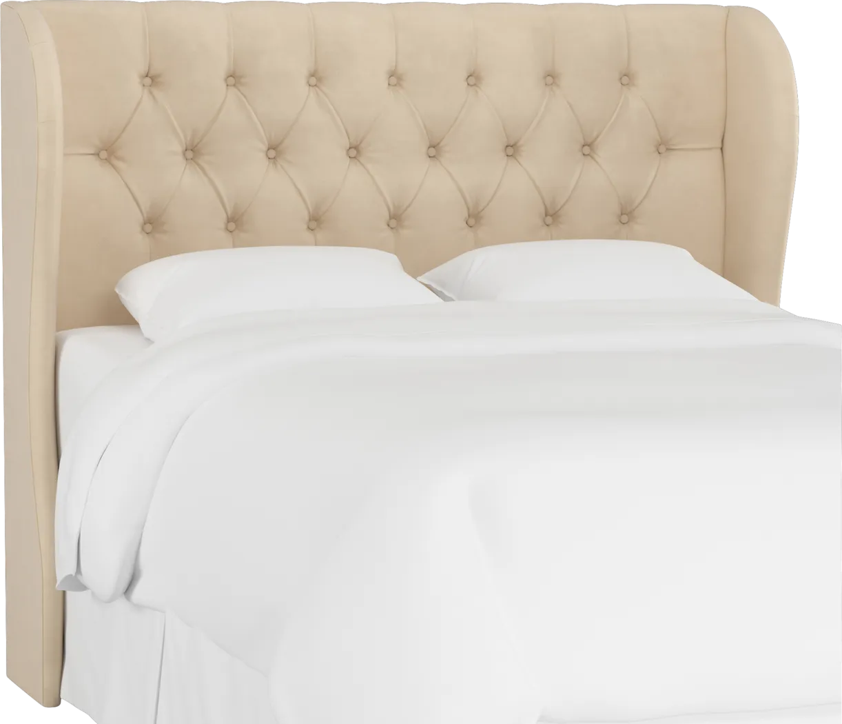 Sweet Comfort Linen King Upholstered Bed - Image 6