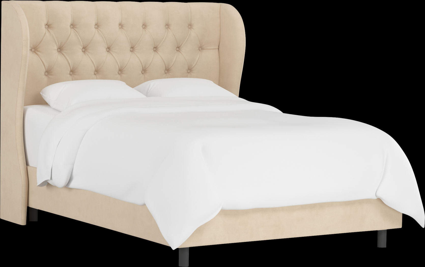 Kids Sweet Comfort Linen Twin Upholstered Bed - Thumbnail - Image 1