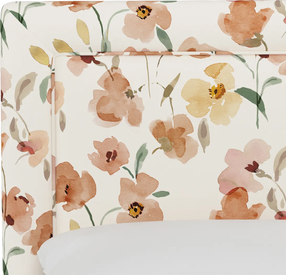 Kids Sweet Plains Cream Full Upholstered Headboard - Thumbnail - Image 4