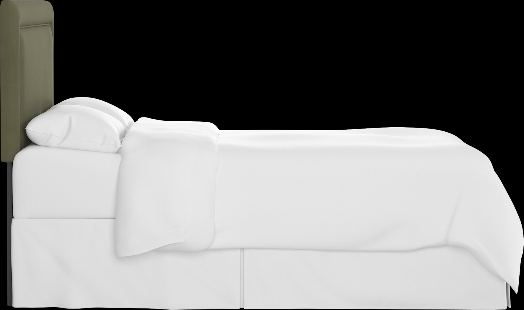 Kids Sweet Plains Green Full Upholstered Headboard - Thumbnail - Image 3