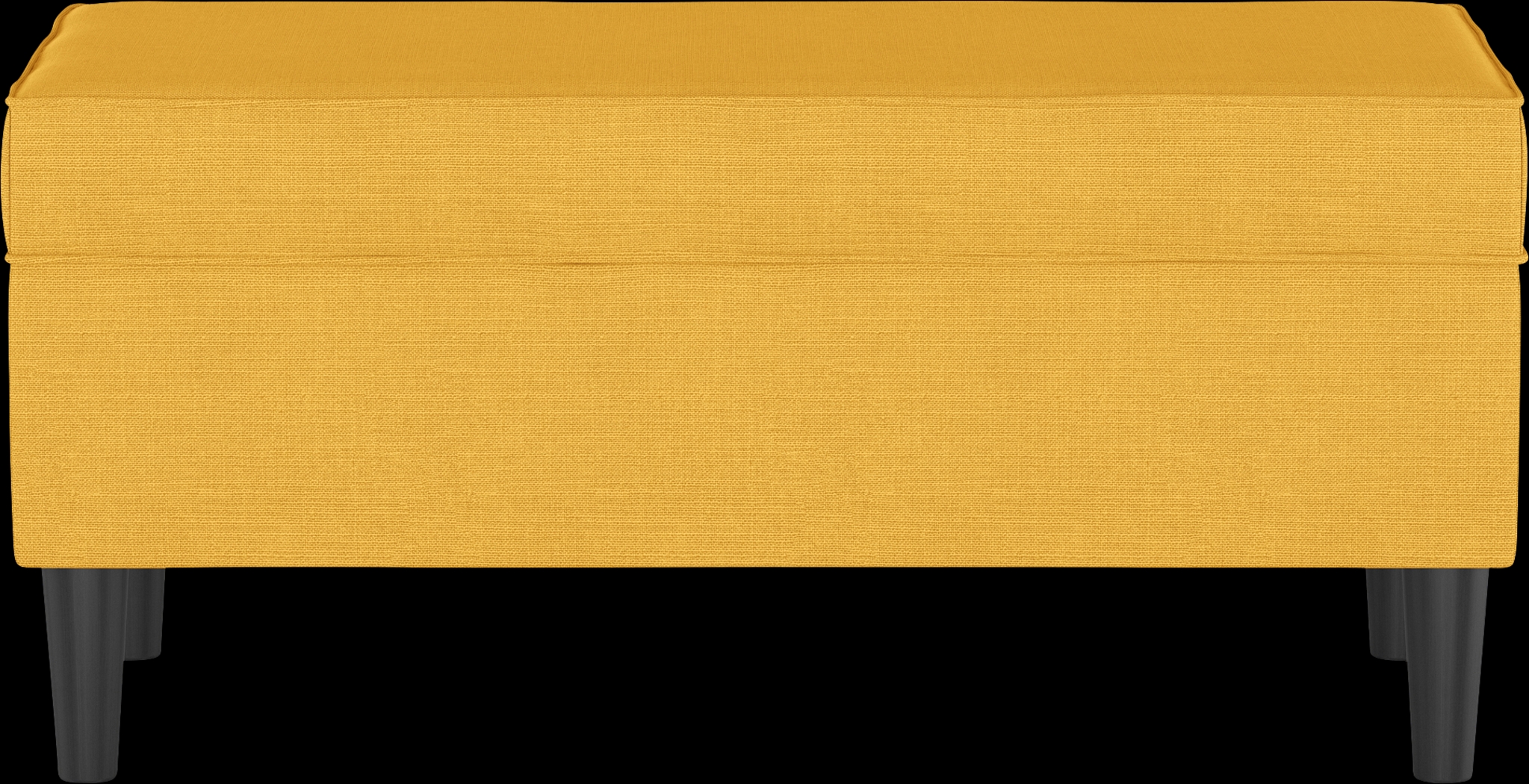 Sweet Plains Yellow Storage Bench - Thumbnail - Image 2